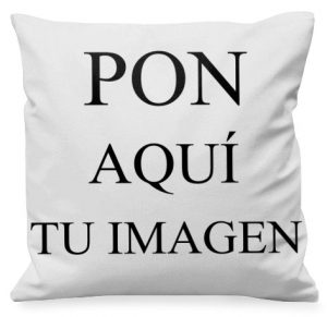 Cojines Personalizados con tu imagen, impresión por las dos caras, incluye relleno y funda extraíble.