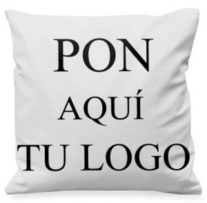 Cojines Personalizados con impresión doble cara, en diferentes materiales.